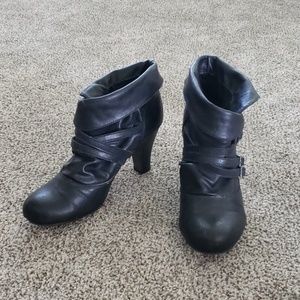 Black Heeled Booties